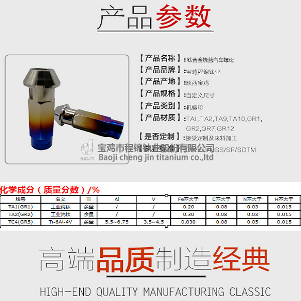燒藍輪轂螺母(圖2)